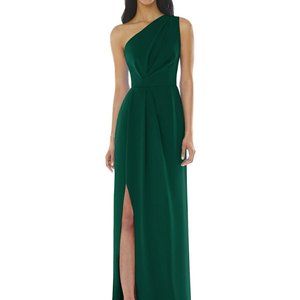 Dessy 8156...Bridesmaid / Special Occasion Dress...Hunter Green..NWT